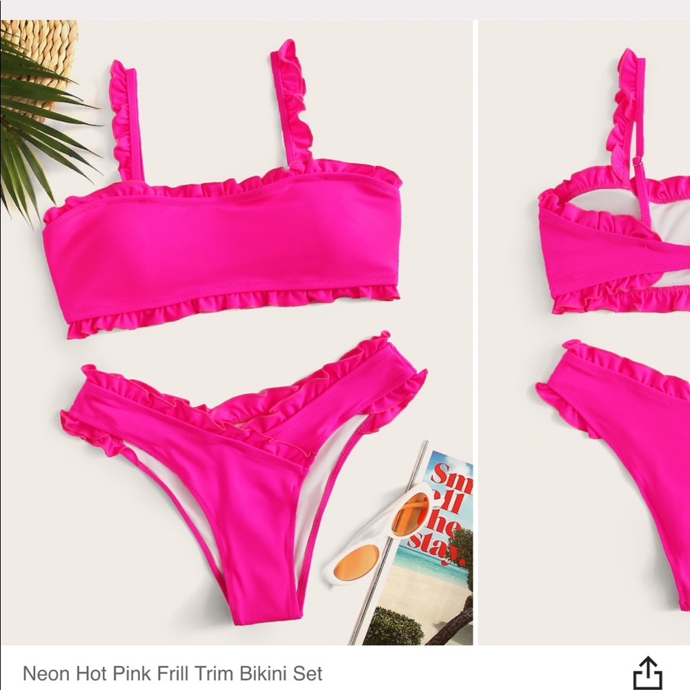 SHEIN Hot Pink Bikini